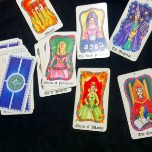 VINTAGE TAROT DECK! Hard to Find- BY Sasha Fenton out of print 90s!